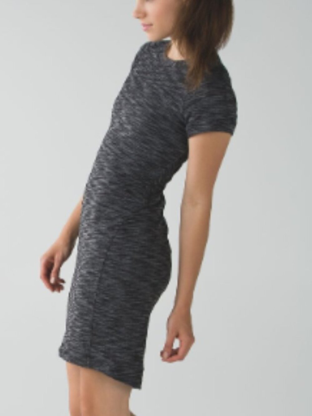 Lululemon &go Where-To Dress Heathered | Black | Size 6